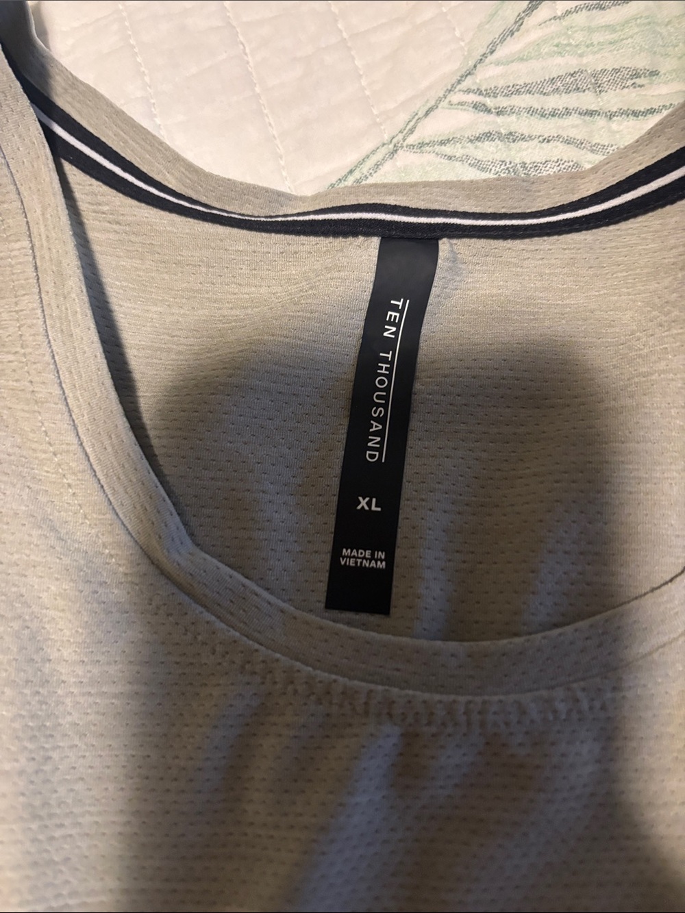 Ten thousand  Gray Performance Tank - Picture 2 of 2